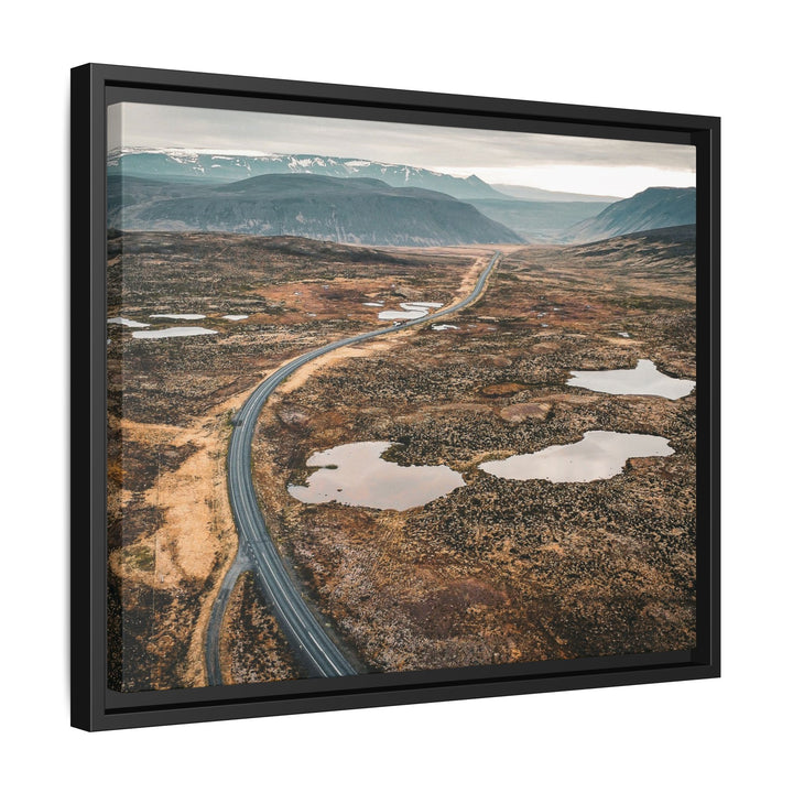 A Road Worth Traveling | Freedom | Framed Matte Canvas Art Print | Elemental Escape Collection