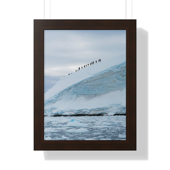 Preparing for the Climb - Framed Print