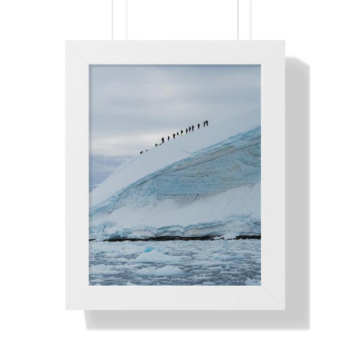 Preparing for the Climb - Framed Print
