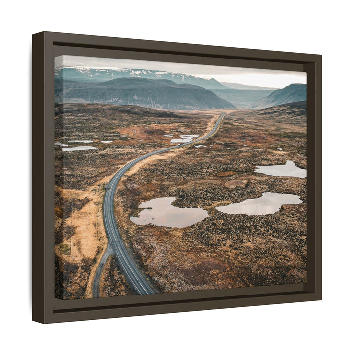 A Road Worth Traveling | Freedom | Framed Matte Canvas Art Print | Elemental Escape Collection