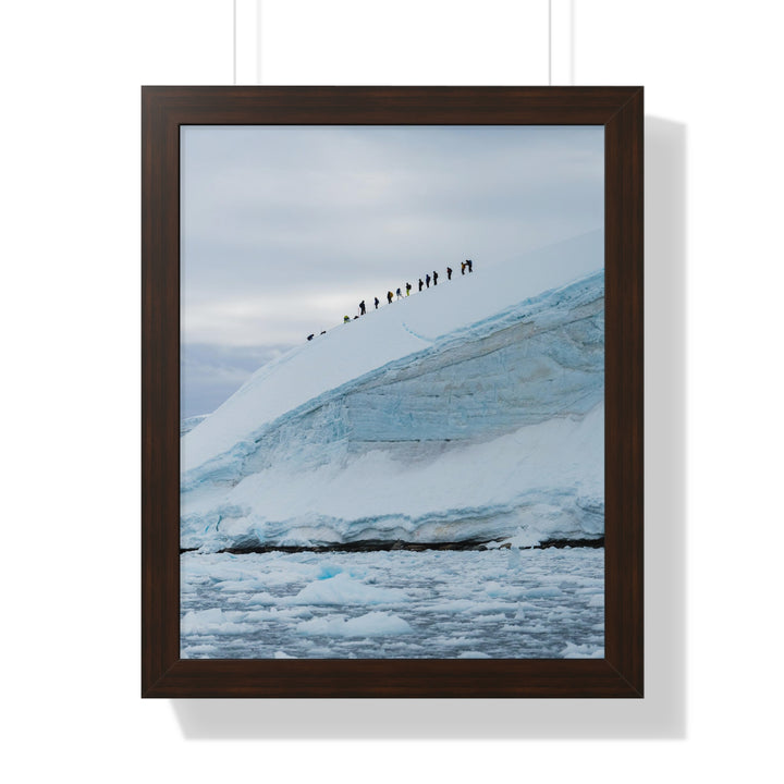Preparing for the Climb - Framed Print