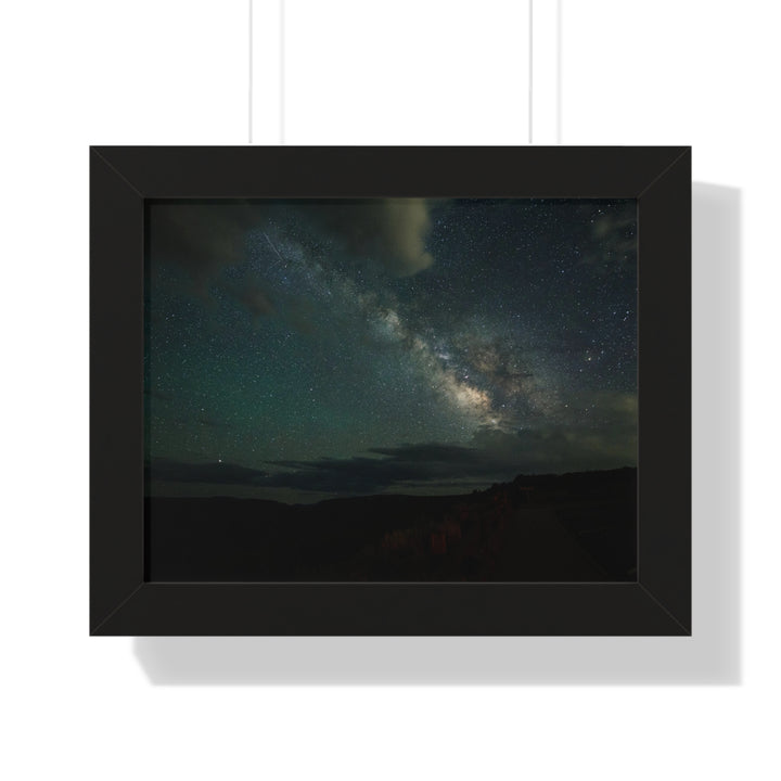 Milky Way Through the Clouds Part 2 - Framed Print
