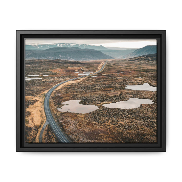 A Road Worth Traveling | Freedom | Framed Matte Canvas Art Print | Elemental Escape Collection