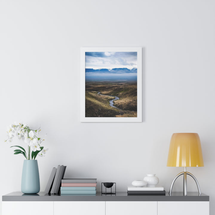 The Fog Approaches - Framed Print