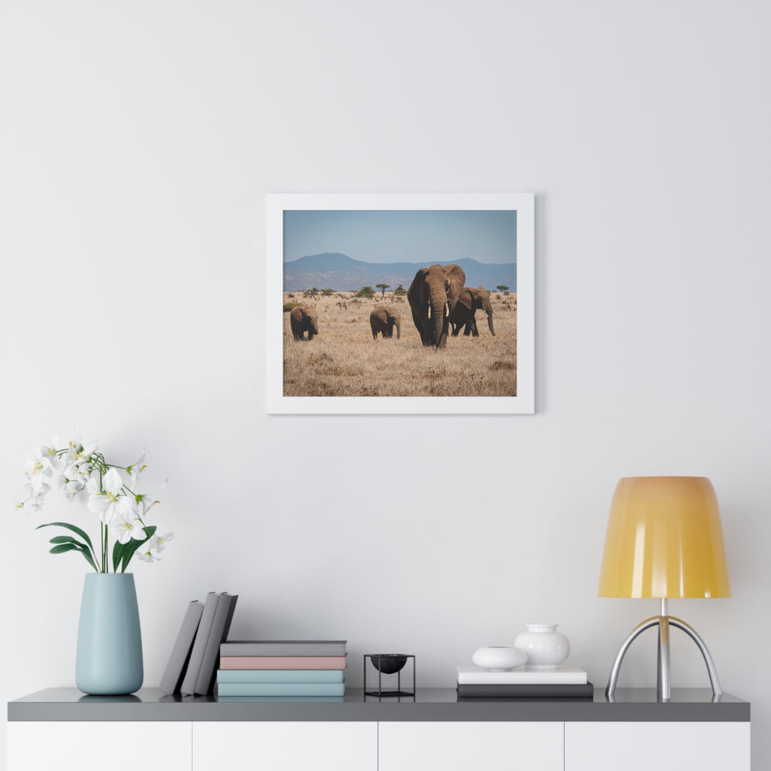 Family March - Framed Print