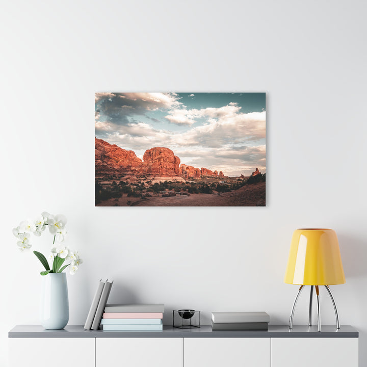A Desert Sunset | Patience | Acrylic Wall Art Print | Elemental Escape Collection