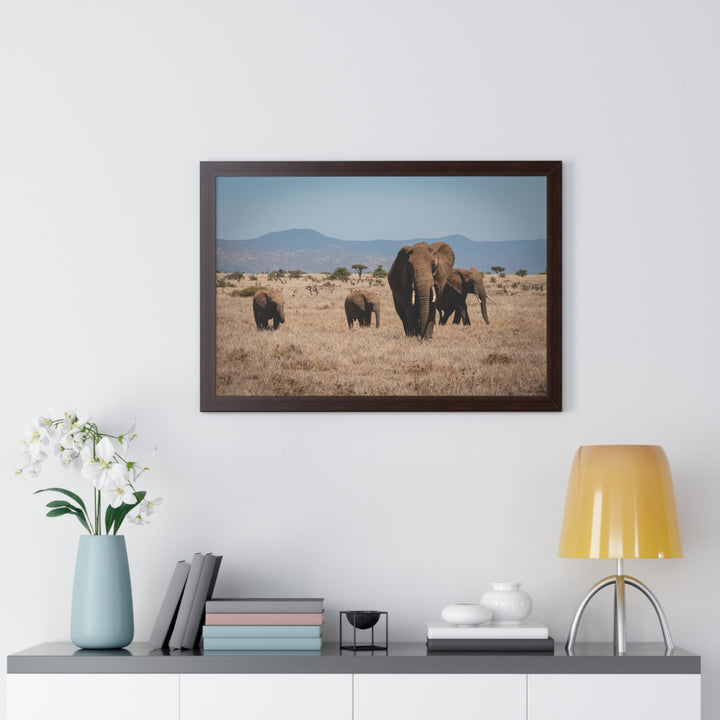 Family March - Framed Print