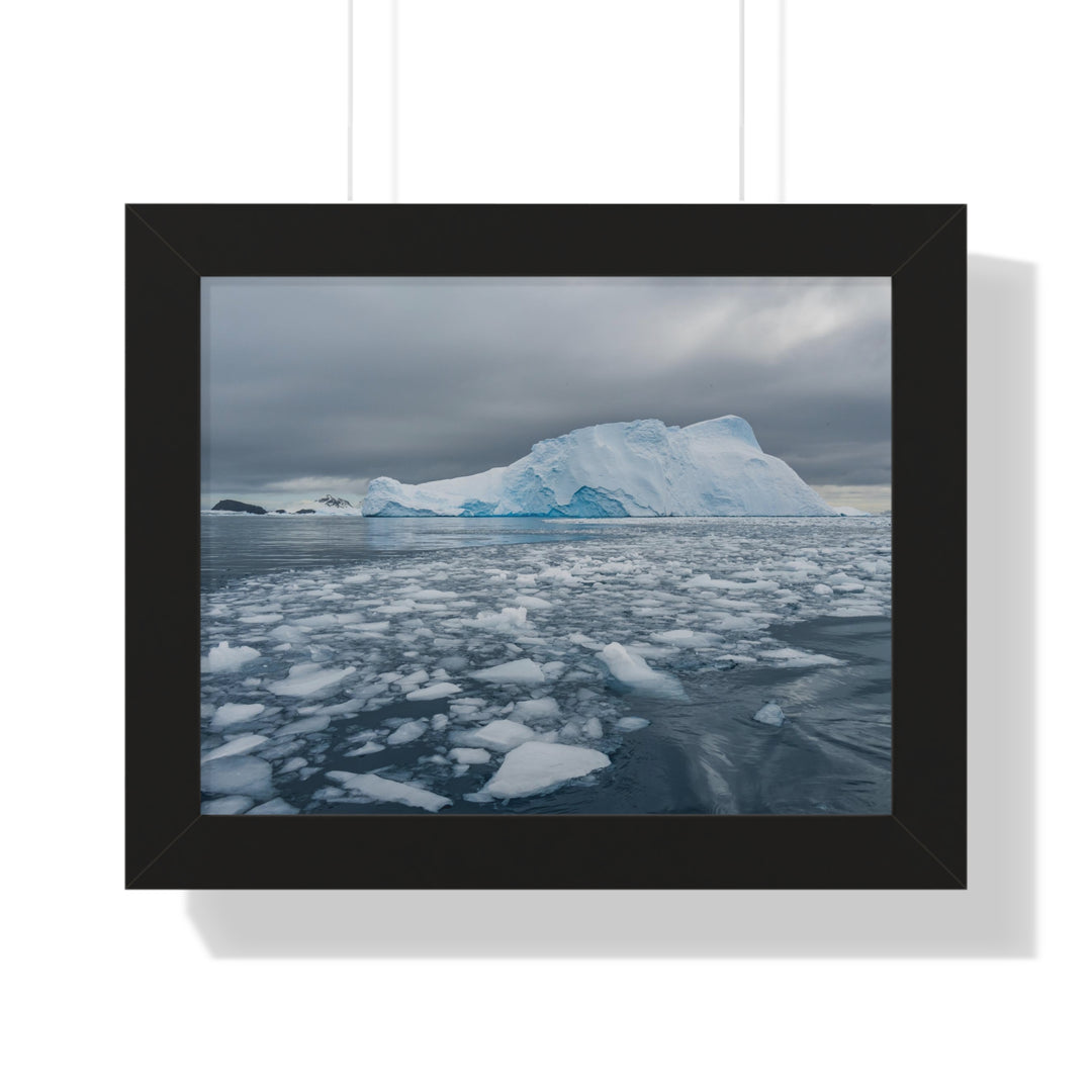 Lane of Ice - Framed Print