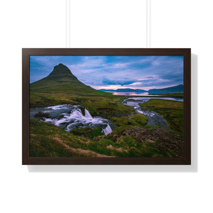 An Icelandic Sunset - Framed Print