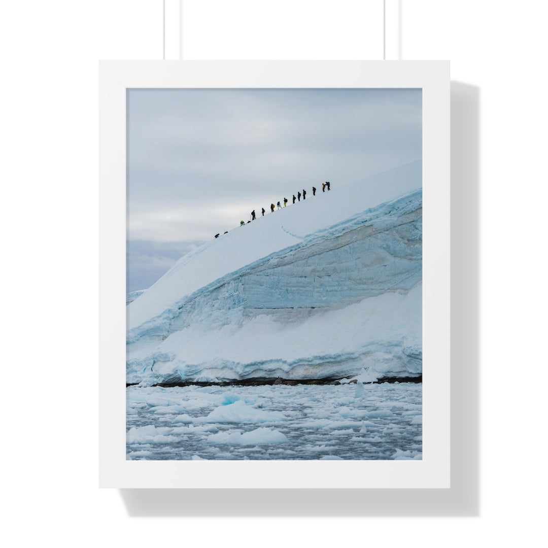 Preparing for the Climb - Framed Print