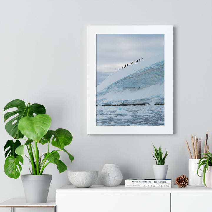 Preparing for the Climb - Framed Print