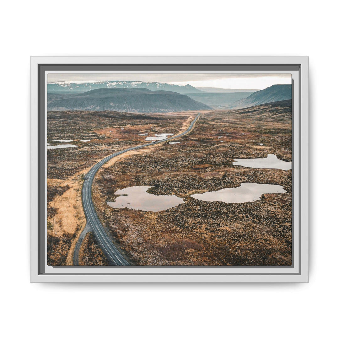 A Road Worth Traveling | Freedom | Framed Matte Canvas Art Print | Elemental Escape Collection