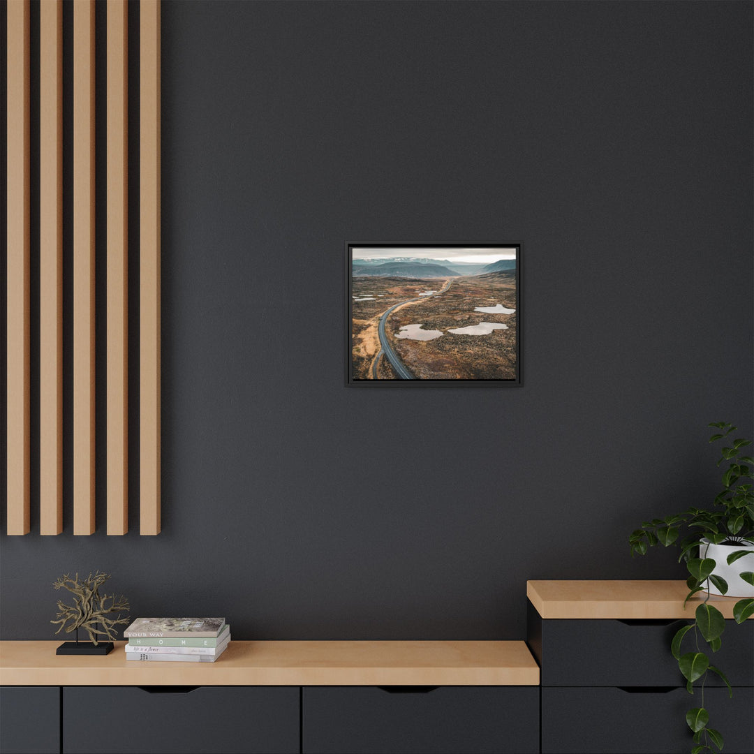 A Road Worth Traveling | Freedom | Framed Matte Canvas Art Print | Elemental Escape Collection