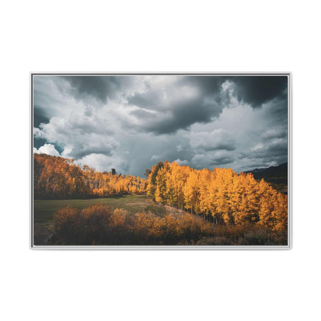 Courage | Framed Matte Canvas Art Print | Elemental Escape Collection