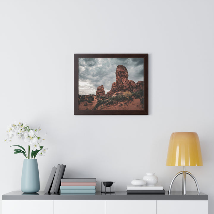 Dramatic Rocks - Framed Print