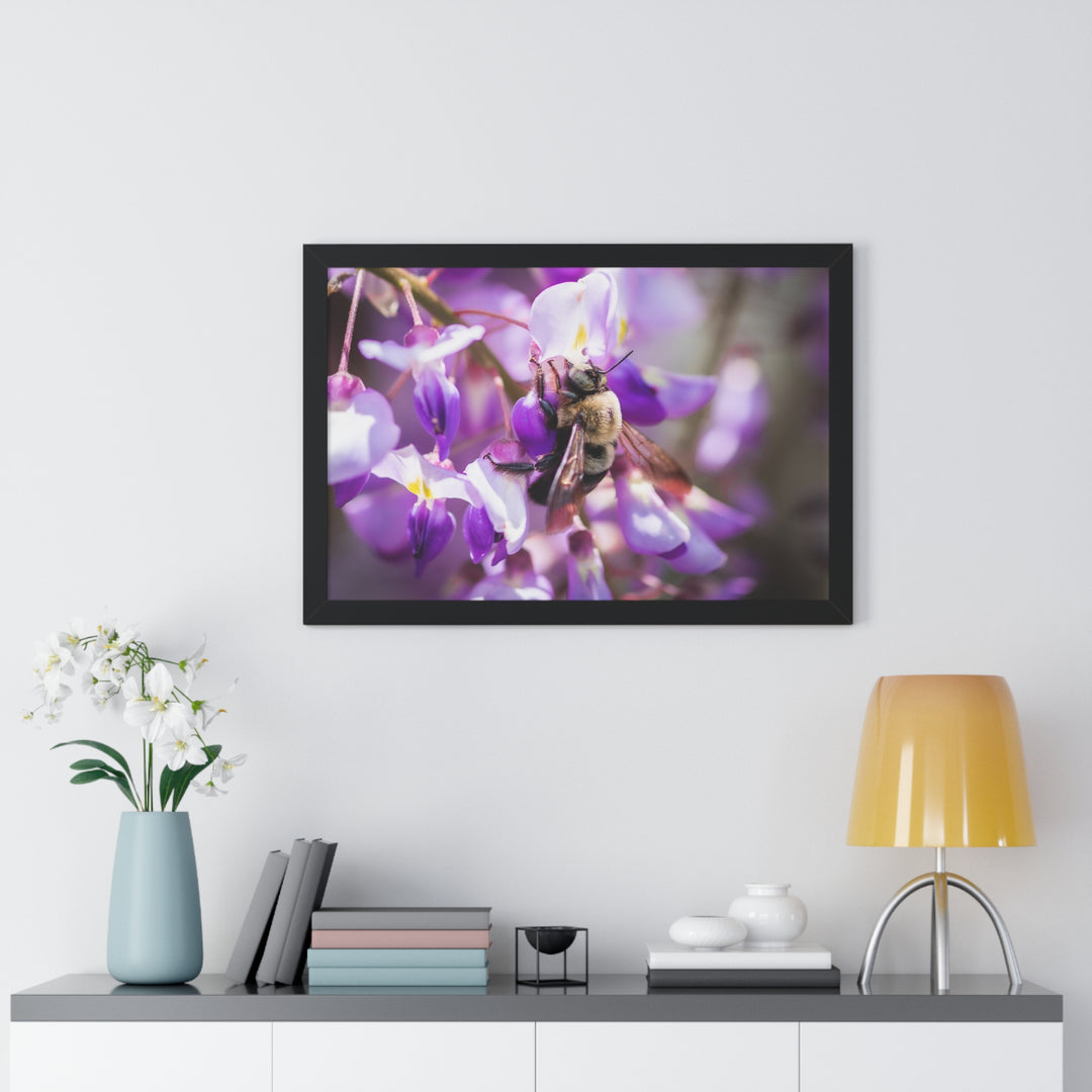 Hungry Visitor - Framed Print