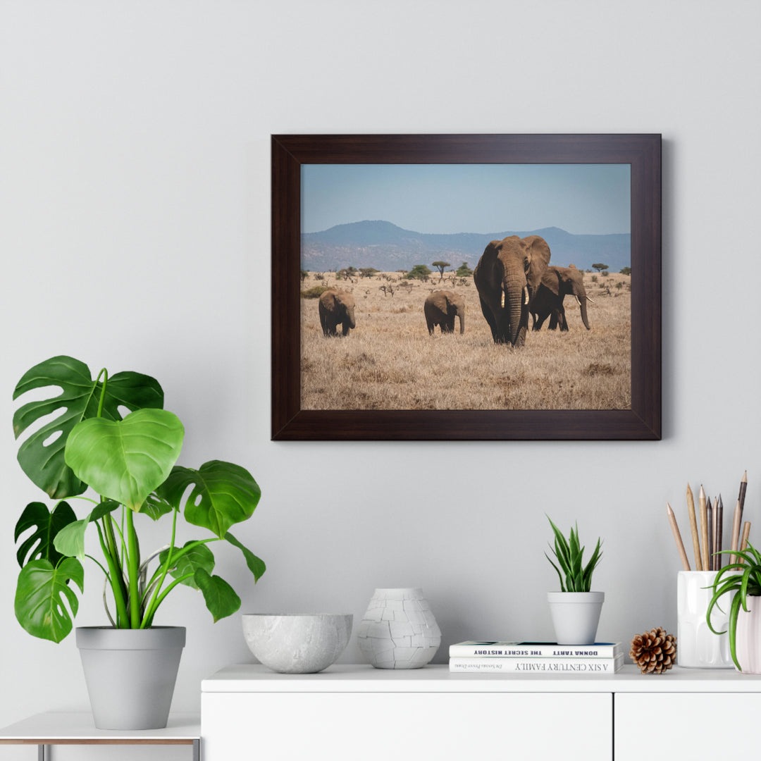 Family March - Framed Print