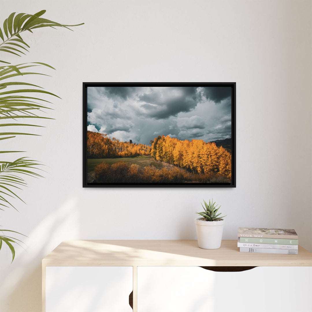 Courage | Framed Matte Canvas Art Print | Elemental Escape Collection