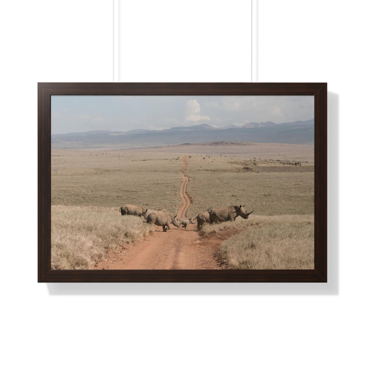 Conservation Success Family - Framed Print