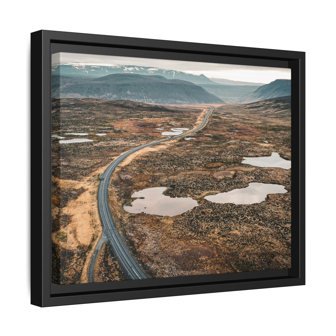 A Road Worth Traveling | Freedom | Framed Matte Canvas Art Print | Elemental Escape Collection