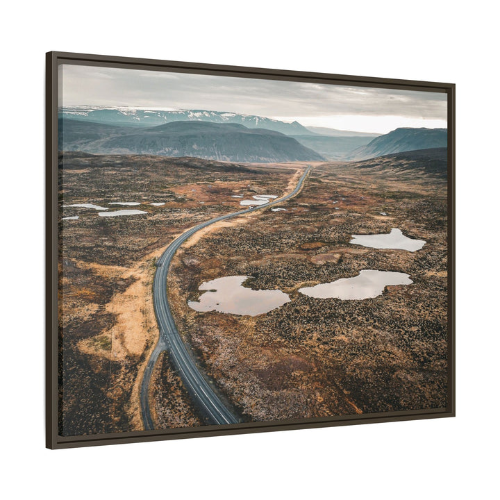 A Road Worth Traveling | Freedom | Framed Matte Canvas Art Print | Elemental Escape Collection