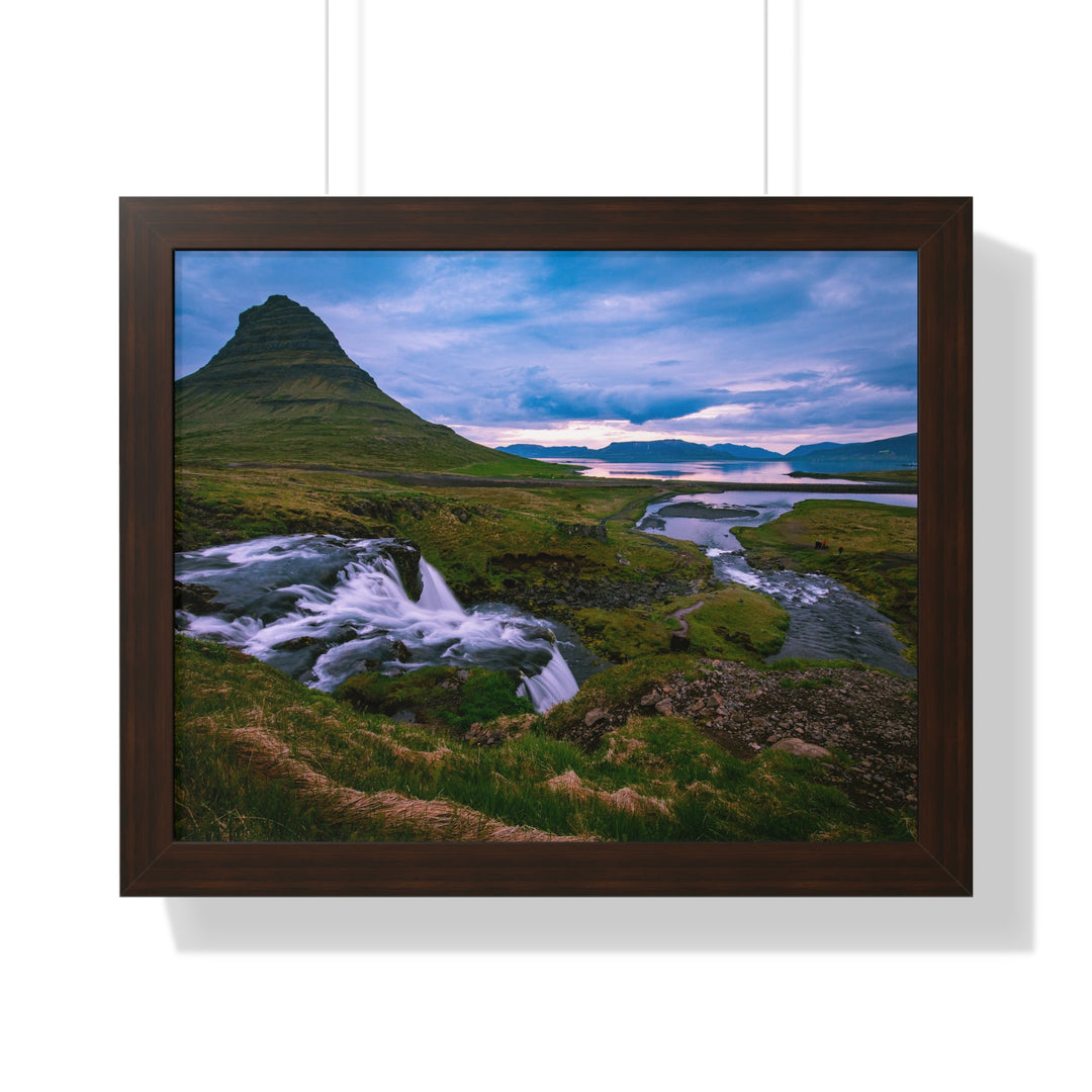 An Icelandic Sunset - Framed Print