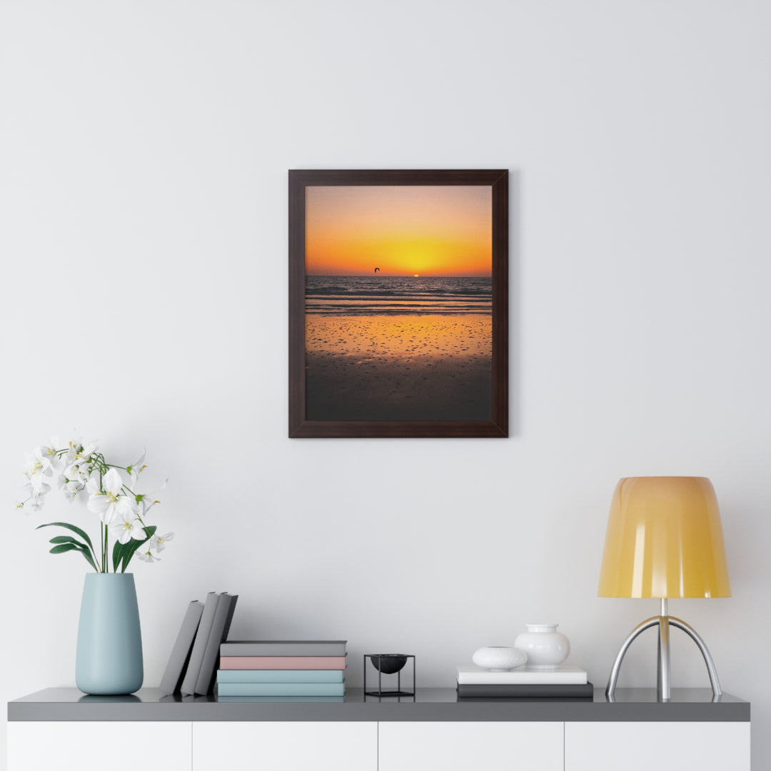 Sunrise on the Sea - Framed Print