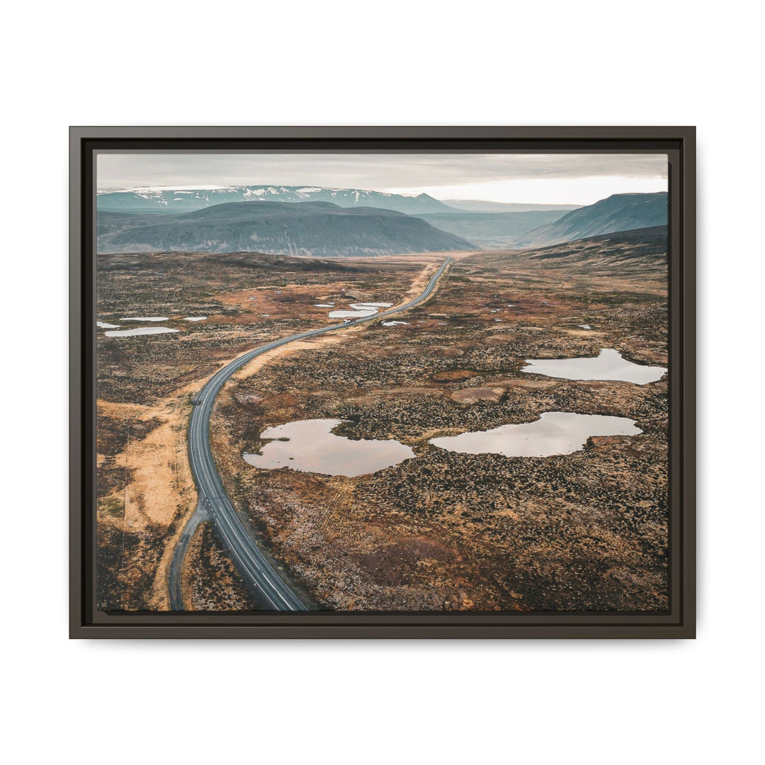 A Road Worth Traveling | Freedom | Framed Matte Canvas Art Print | Elemental Escape Collection