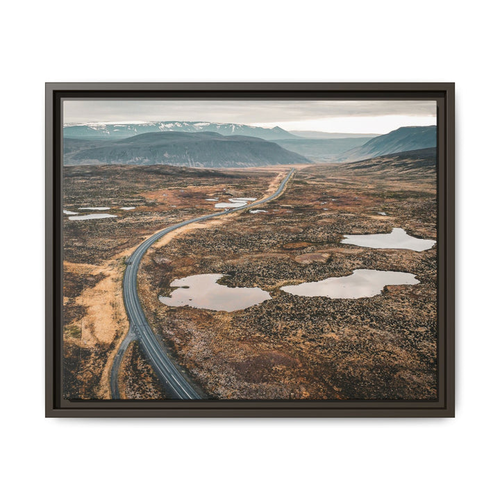 A Road Worth Traveling | Freedom | Framed Matte Canvas Art Print | Elemental Escape Collection