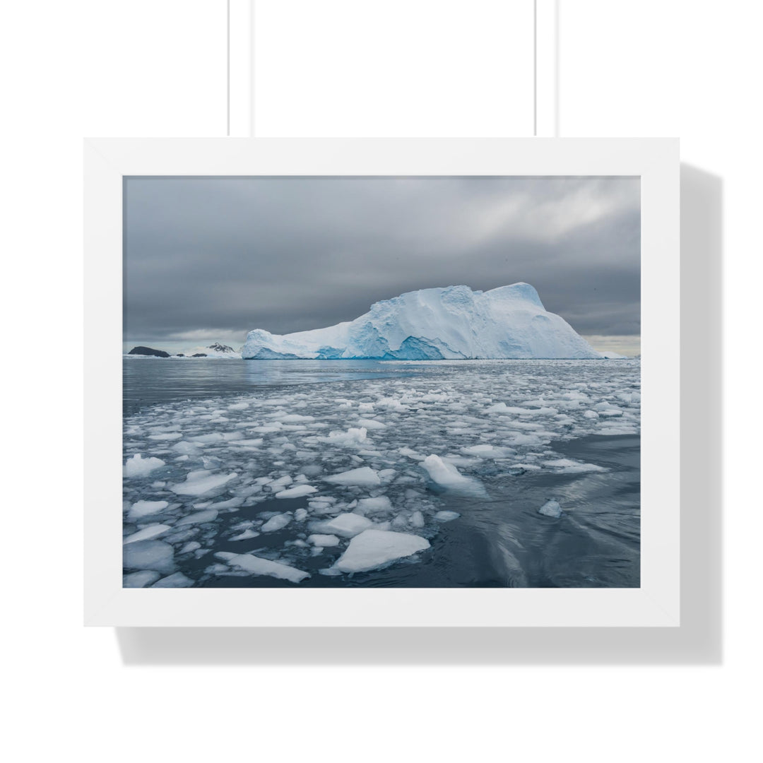 Lane of Ice - Framed Print