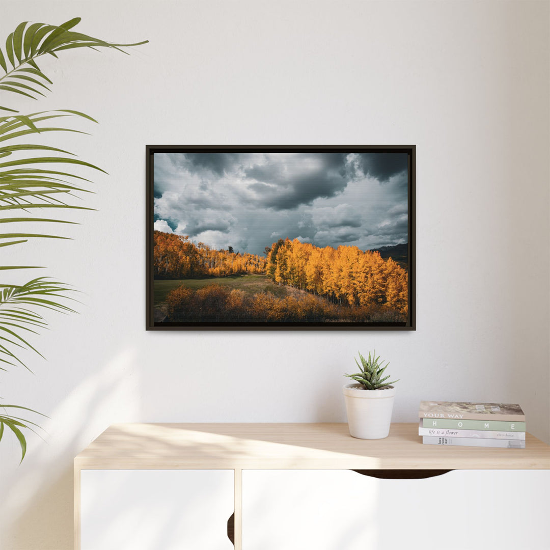 Courage | Framed Matte Canvas Art Print | Elemental Escape Collection