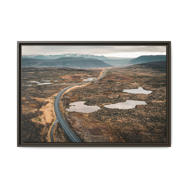 A Road Worth Traveling | Freedom | Framed Matte Canvas Art Print | Elemental Escape Collection
