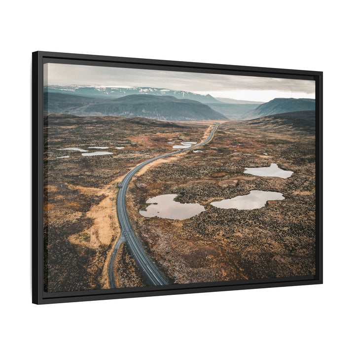 A Road Worth Traveling | Freedom | Framed Matte Canvas Art Print | Elemental Escape Collection