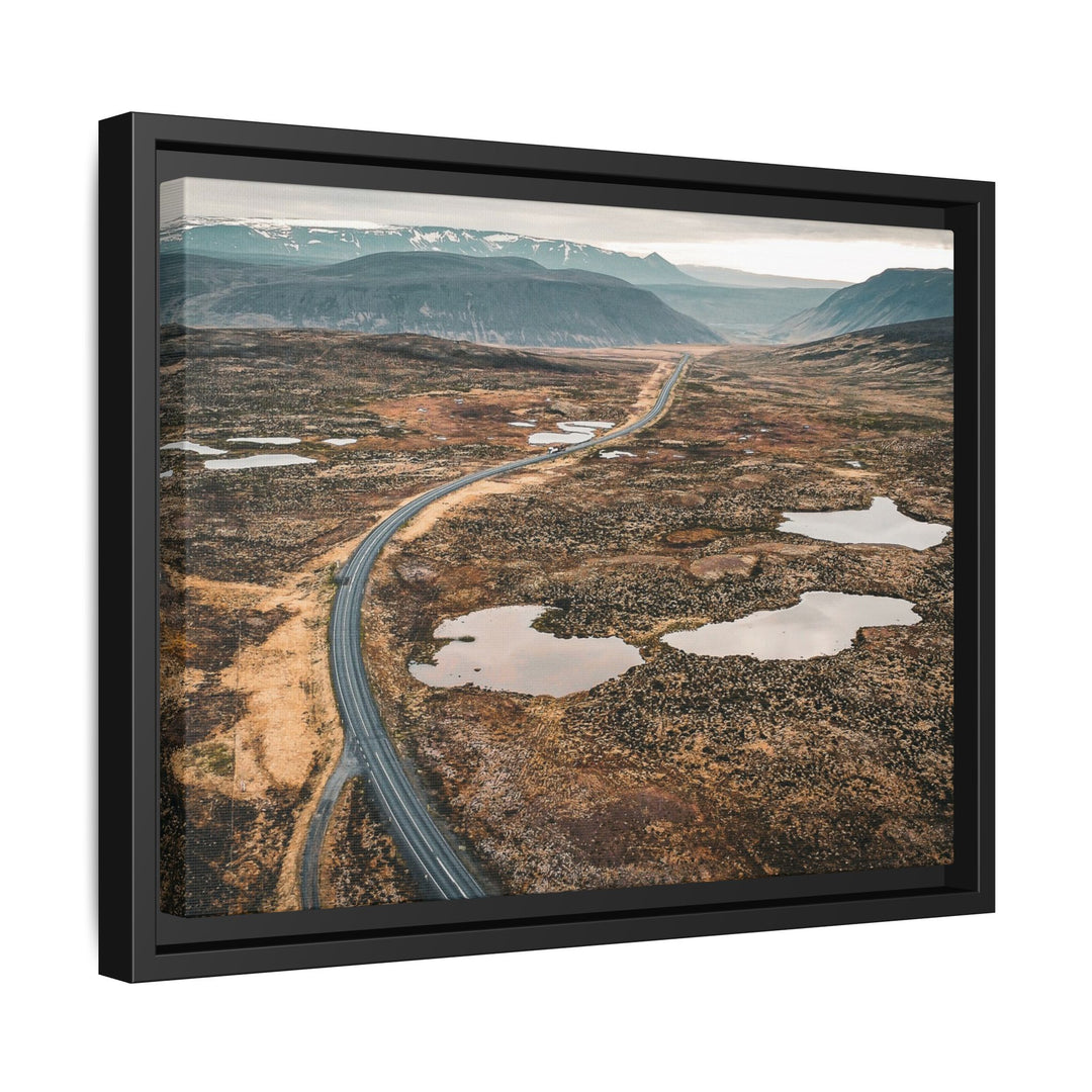 A Road Worth Traveling | Freedom | Framed Matte Canvas Art Print | Elemental Escape Collection