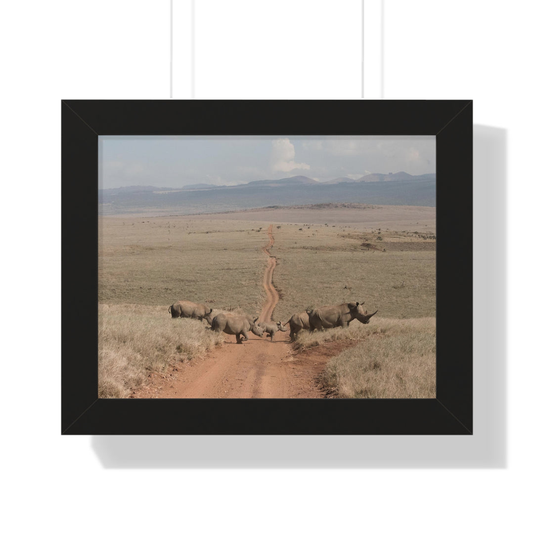 Conservation Success Family - Framed Print