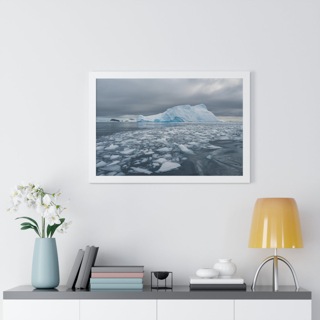Lane of Ice - Framed Print