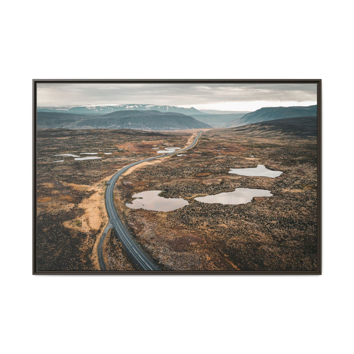 A Road Worth Traveling | Freedom | Framed Matte Canvas Art Print | Elemental Escape Collection