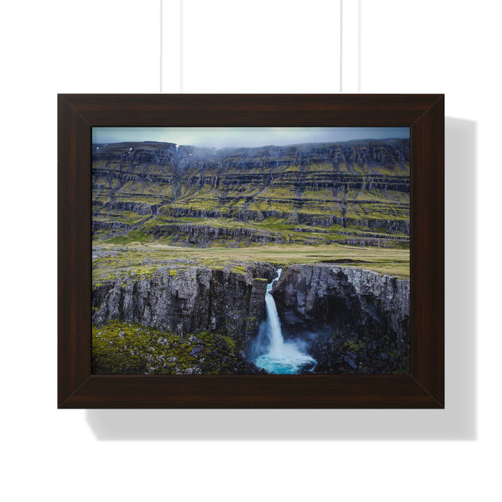 A Remote Waterfall - Framed Print