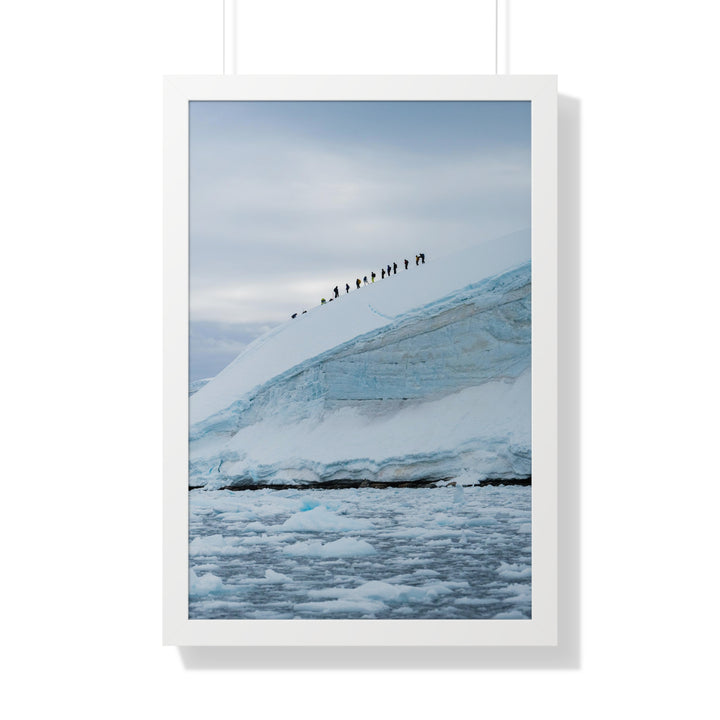 Preparing for the Climb - Framed Print