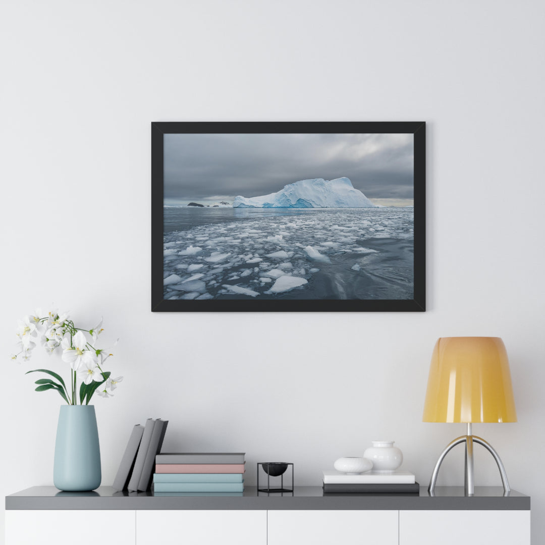 Lane of Ice - Framed Print