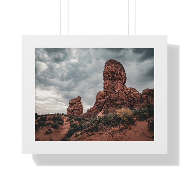Dramatic Rocks - Framed Print