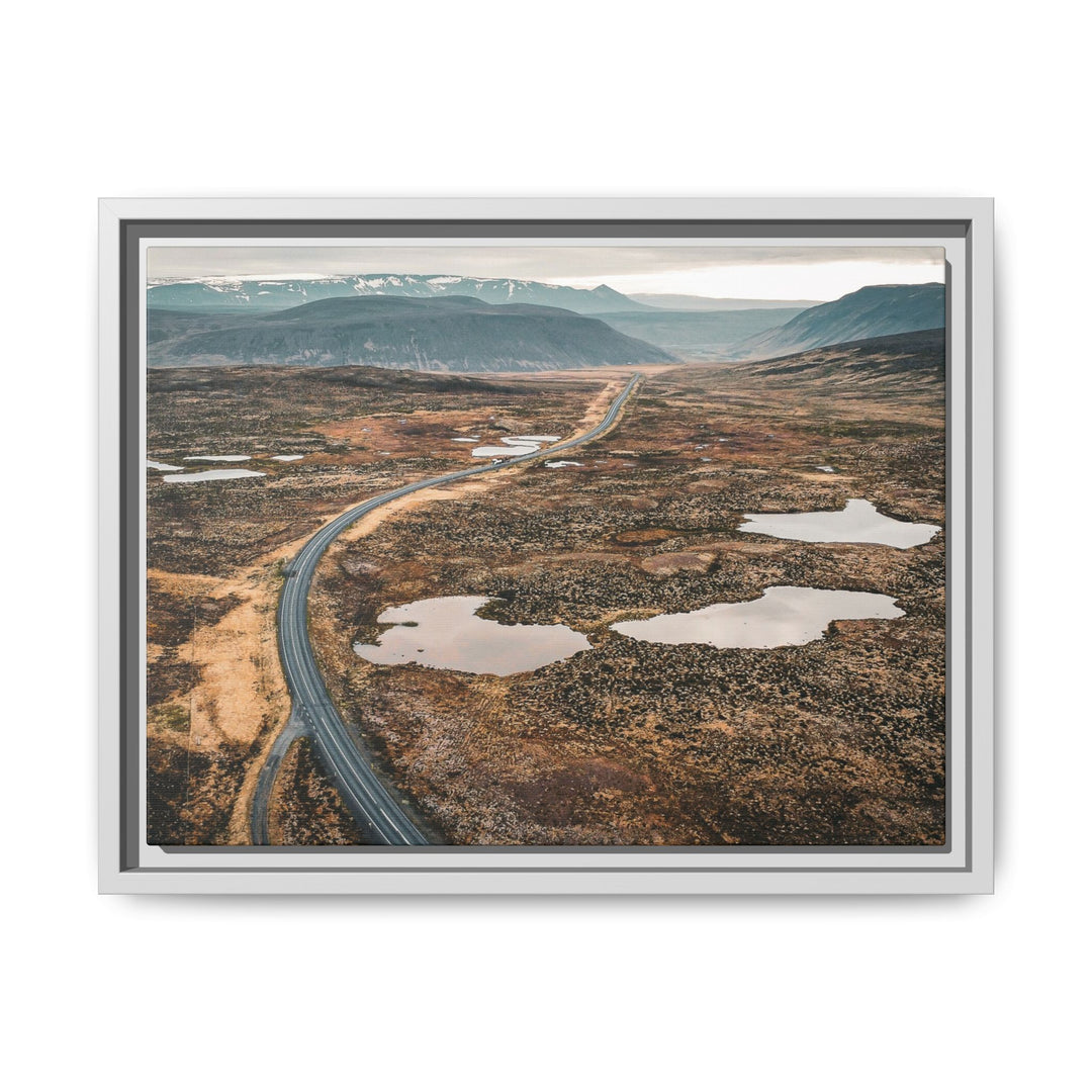 A Road Worth Traveling | Freedom | Framed Matte Canvas Art Print | Elemental Escape Collection