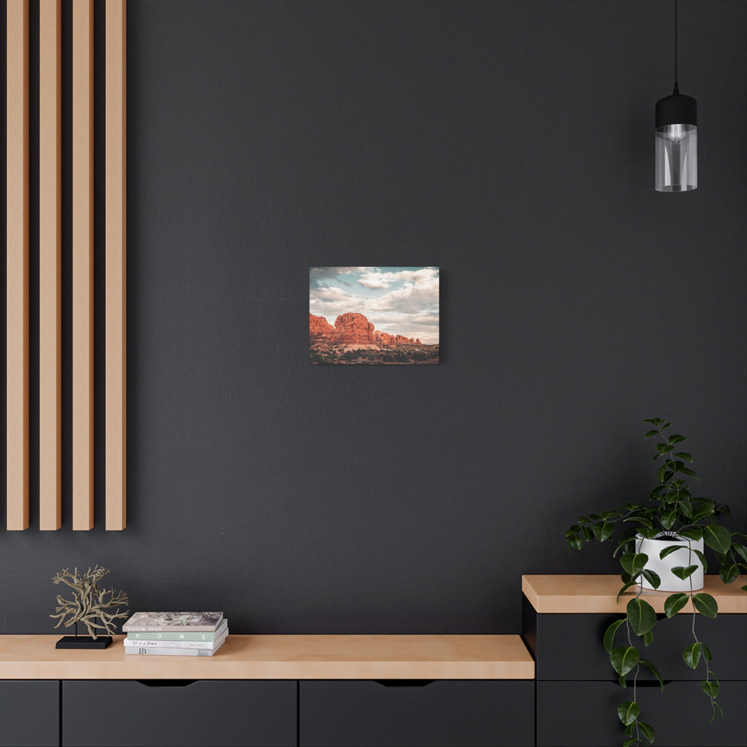 A Desert Sunset | Patience | Matte Canvas Art Print | Elemental Escape Collection