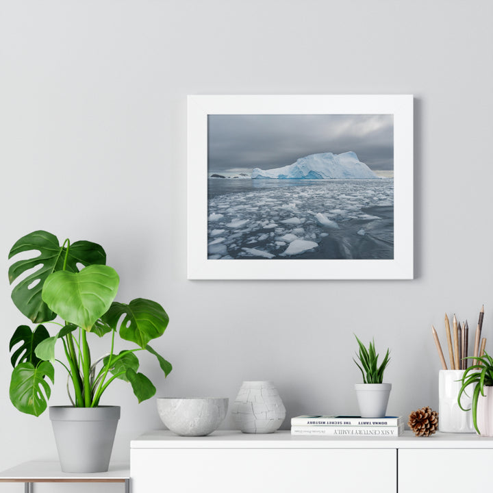 Lane of Ice - Framed Print