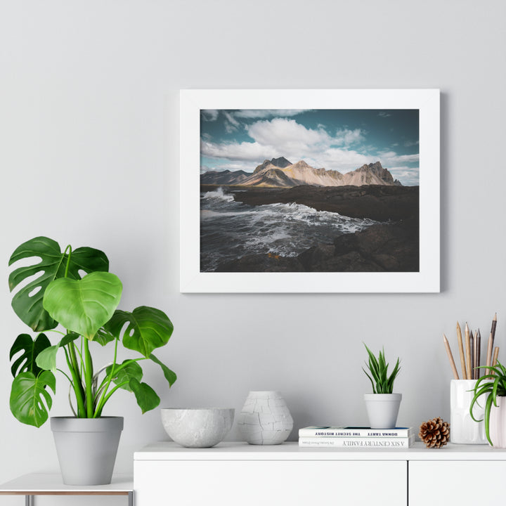 Crashing Sea - Framed Print