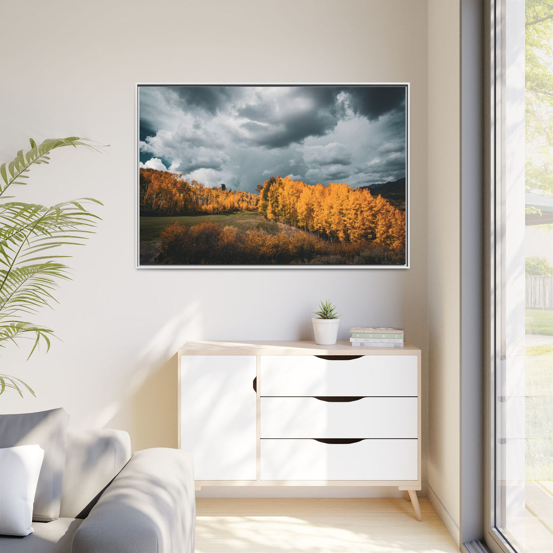 Courage | Framed Matte Canvas Art Print | Elemental Escape Collection