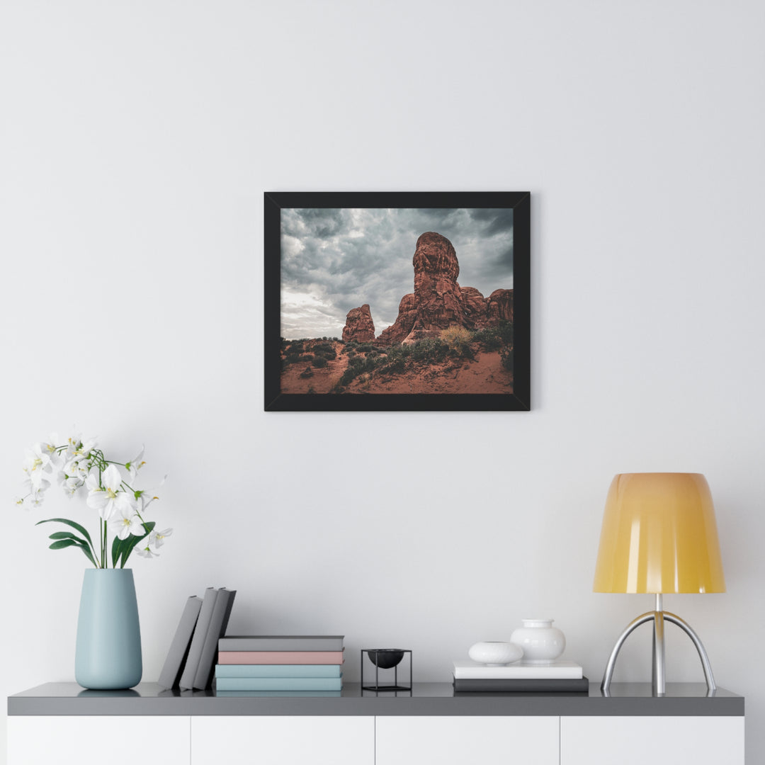 Dramatic Rocks - Framed Print