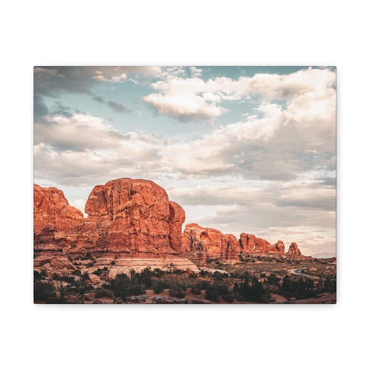 A Desert Sunset | Patience | Matte Canvas Art Print | Elemental Escape Collection