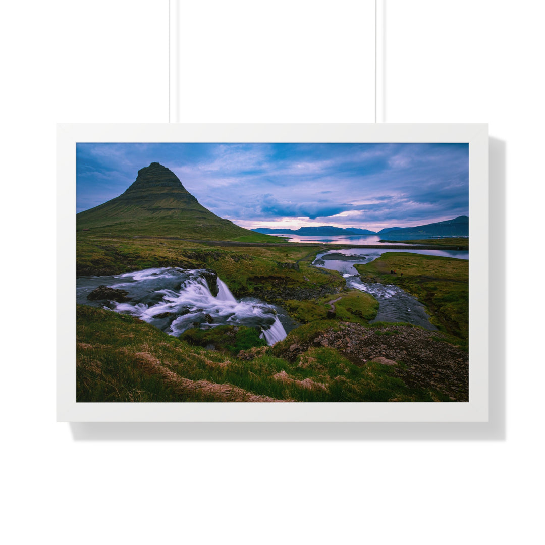 An Icelandic Sunset - Framed Print