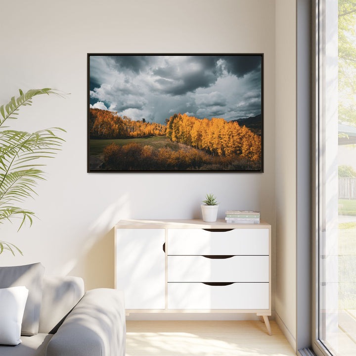 Courage | Framed Matte Canvas Art Print | Elemental Escape Collection